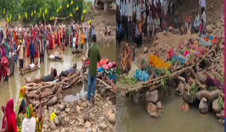छतरपुर का ‘चिता आंदोलन’: 11 दिनों से मौत से जूझ रहा लोकतंत्र, 500 लोगों के घरों में नहीं जले चूल्हे
