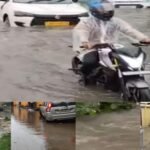 Capital submerged after an hour of rain; the reality of the civic infrastructure seen floating on Ranchi's streets.