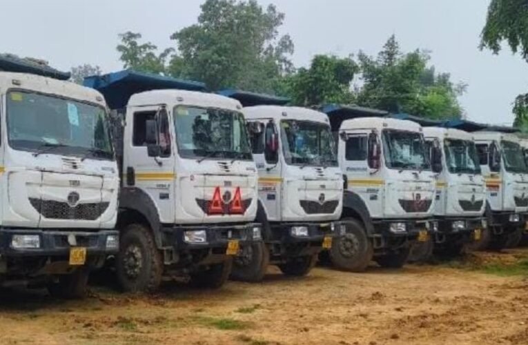 Administration cracks down on mining transport in Tamar; 9 Hyva trucks loaded with stone chips seized.