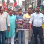BJYM holds torchlight procession against Hemant government; demands cancellation of 14th JPSC exam.