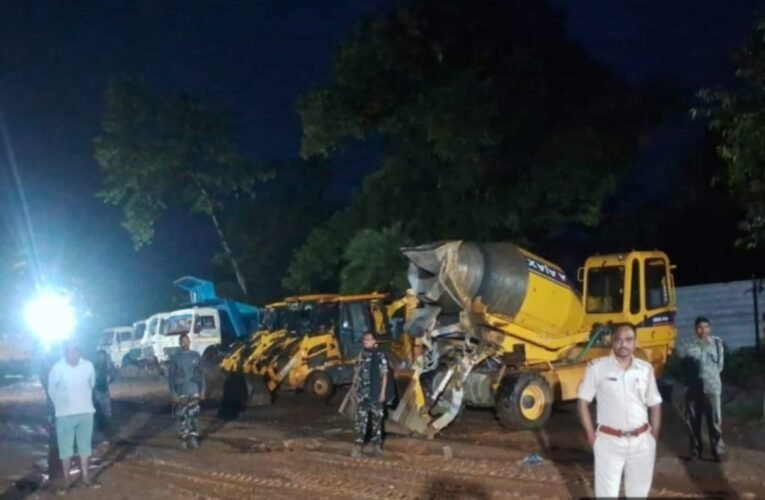 Police keep a close watch on the security of under-construction projects; a comprehensive security audit drive was conducted in Simdega.