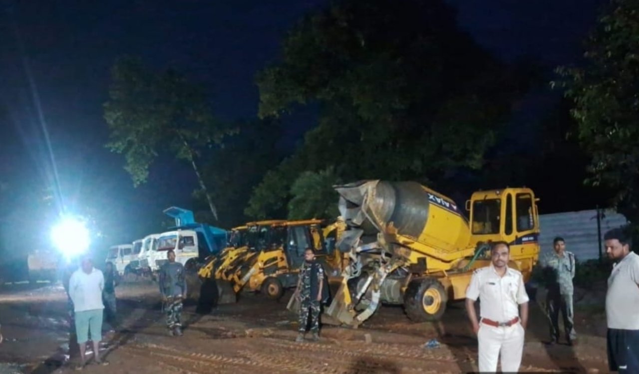 Police keep a close watch on the security of under-construction projects; a comprehensive security audit drive was conducted in Simdega.