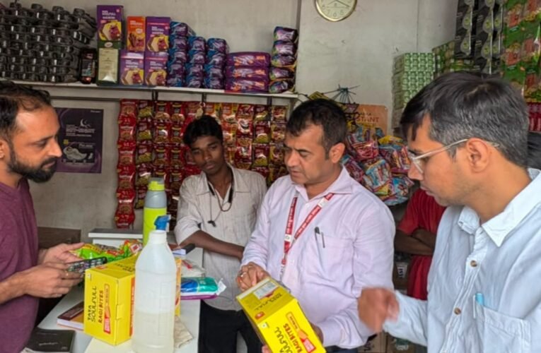 Joint raid by food safety and anti-tobacco teams in Gumla; laddu sample sent for testing.