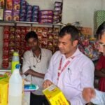 Tobacco control campaign in Sahibganj: 8 shopkeepers fined ₹3,500 for COTPA Act violations.
