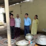 Food Safety Department campaign in Gumla: inspections conducted from schools to the divisional jail; samples of oil, flour, and tea leaves collected.
