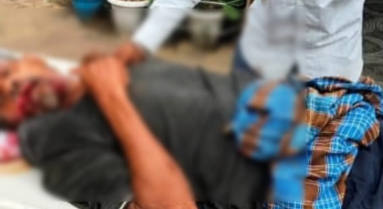 Wild elephant attacks in Ormanjhi; elderly person critically injured; panic grips the village.