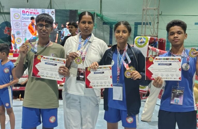 Jharkhand Shines in Nepal: 3 Players Win Gold Medals at World Mixed Boxing Championship