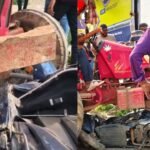 Havoc caused by a speeding, out-of-control tractor on Kanke Road; it rammed into several vehicles, and the driver fled the scene.