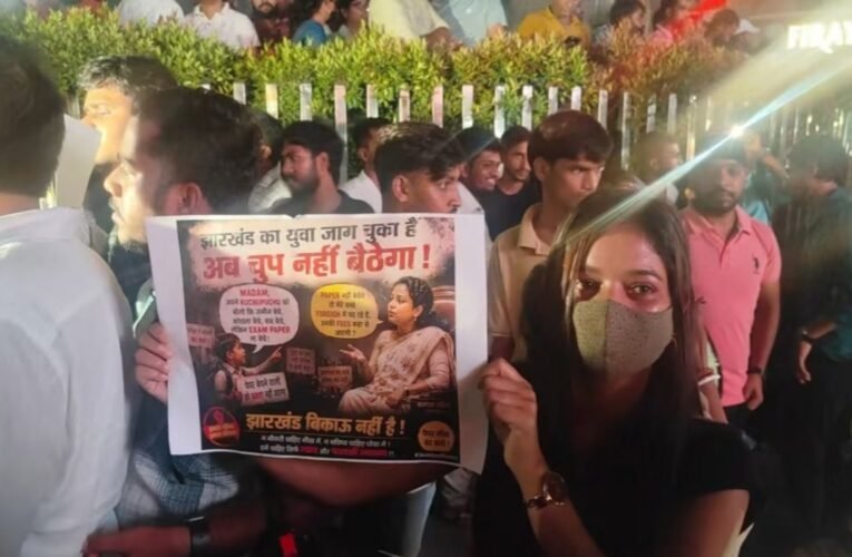 Students stage fierce protest; torchlight procession taken out.