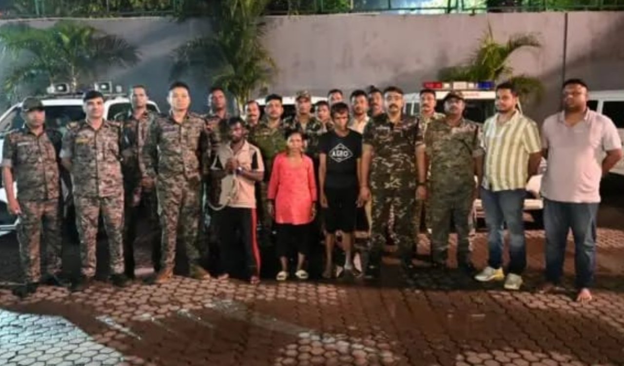 Major success for security forces in Seraikela: three Naxalites with a combined bounty of ₹22 lakh arrested; weapons, including an AK-47, recovered.