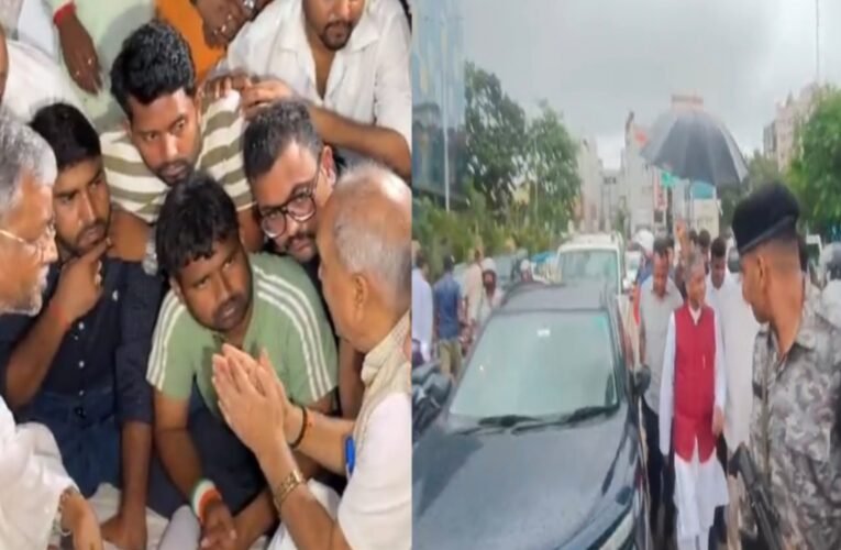 JPSC-JSSC भर्ती विवाद: 12वें दिन भी नहीं थमा छात्रों का आंदोलन, बाबूलाल मरांडी छात्रों से मिलने पहुँचे