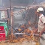 Fire caused by gas leak at a hotel in Chandil