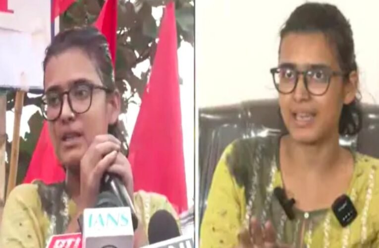 Uproar during the Legislative Assembly gherao; ink thrown at student leader Neha Bora.