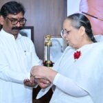 Brahma Kumari sisters tied a Rakhi to Chief Minister Hemant Soren and conveyed a message of love, harmony, and purity.