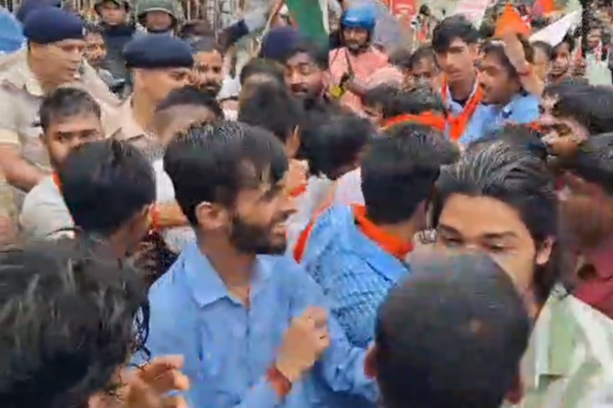 Students protest against JPSC-JSSC paper leaks; clash with police while laying siege to the CM's residence.