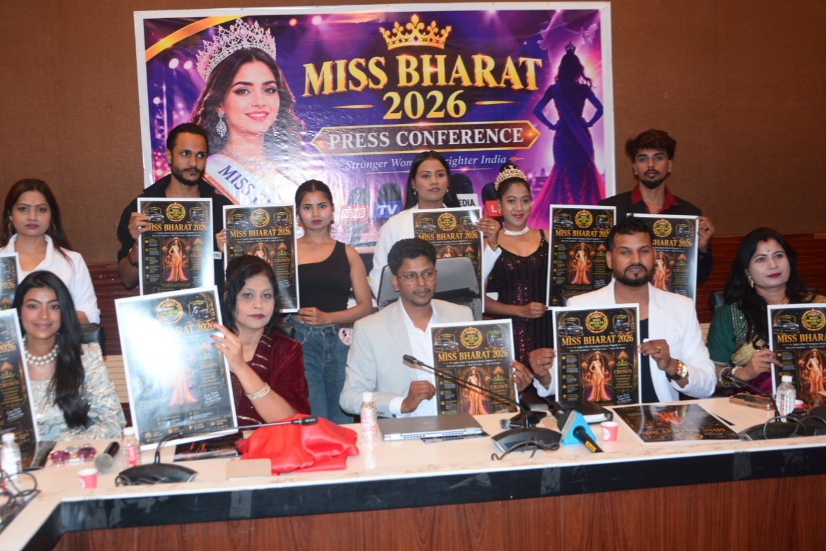 Grand launch of ‘Miss Bharat 2026’ in Ranchi; poster and crown unveiled; national journey to begin from Jharkhand.
