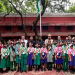 The Deputy Commissioner hoisted the flag at the Collectorate premises on Independence Day.