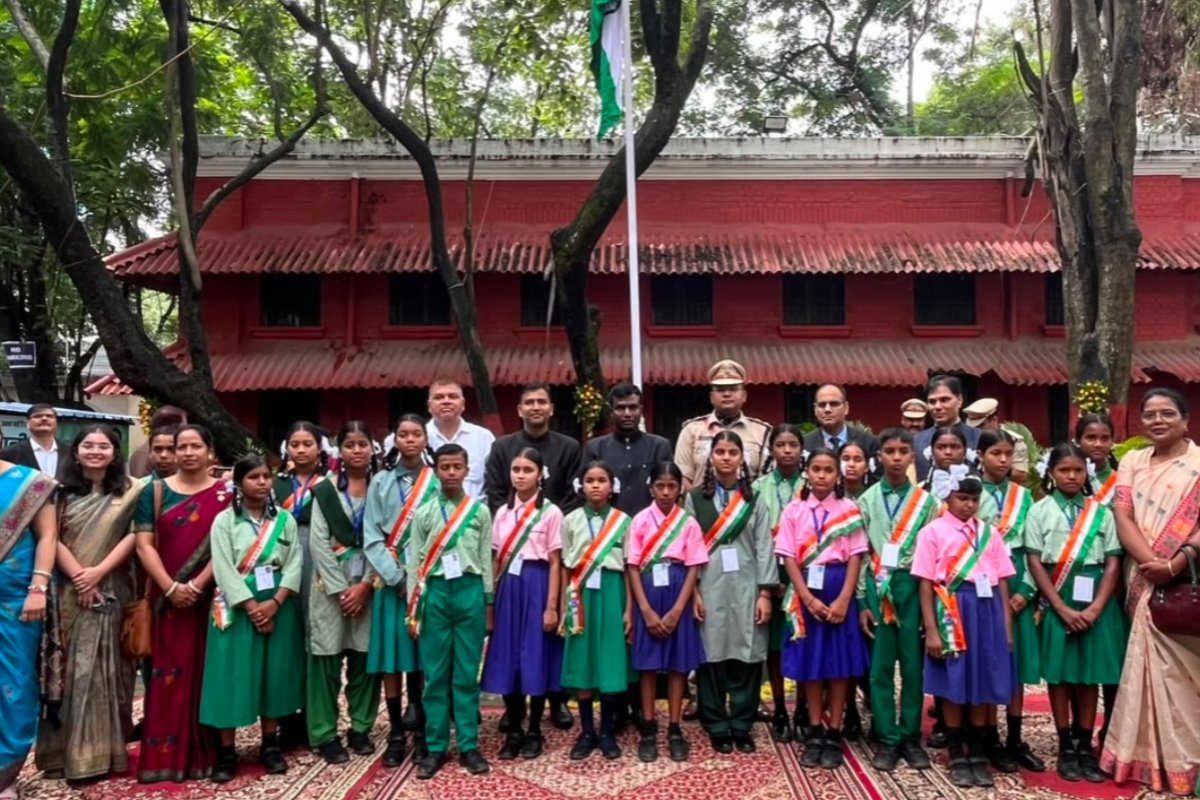 The Deputy Commissioner hoisted the flag at the Collectorate premises on Independence Day.