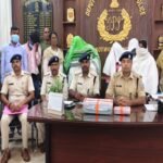 Sex racket busted at a Ranchi hotel; nine arrested; 9 mobile phones and objectionable items seized.