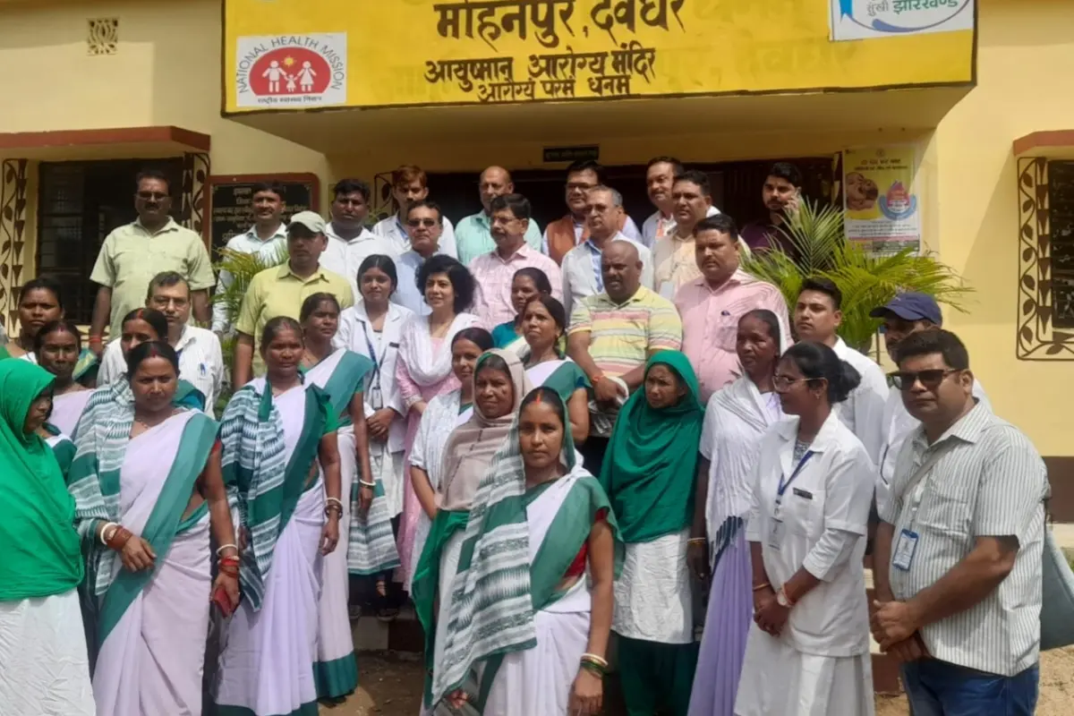 Joint Secretary of the Union Health Ministry inspected health centers in Deoghar.