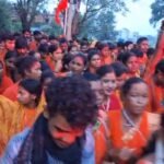 Simdega immersed in devotion to Lord Shiva; thousands of Kanwariyas walked 80 km to reach Sarna Mahadev Dham.