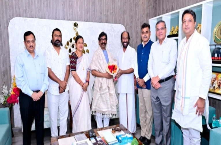 Members of the Central Parliamentary Sub-committee met CM Hemant Soren.