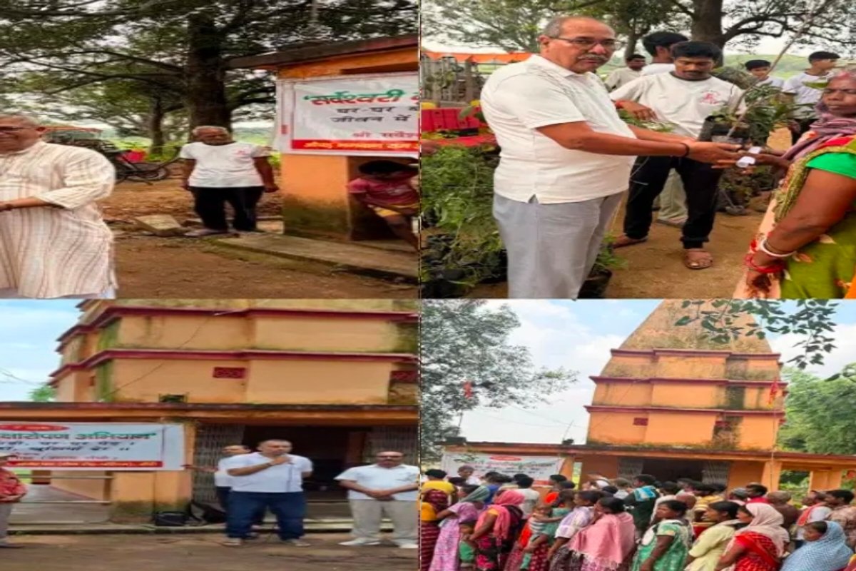 Shri Sarveshwari Samuh distributed 237 saplings in Khunti.