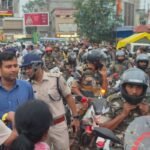 Police conduct flag march in Ranchi ahead of Milad-un-Nabi; security stepped up in sensitive areas.