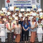Painting competition and eye donation awareness seminar organized at Ursuline Convent.