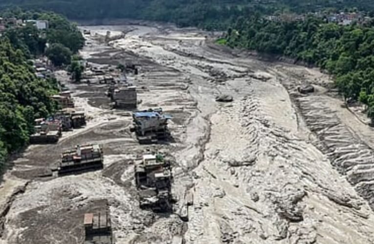 Devastation caused by the Bhote Koshi in Nepal: 157 dead, over 750 missing; search for 133 Indians underway.