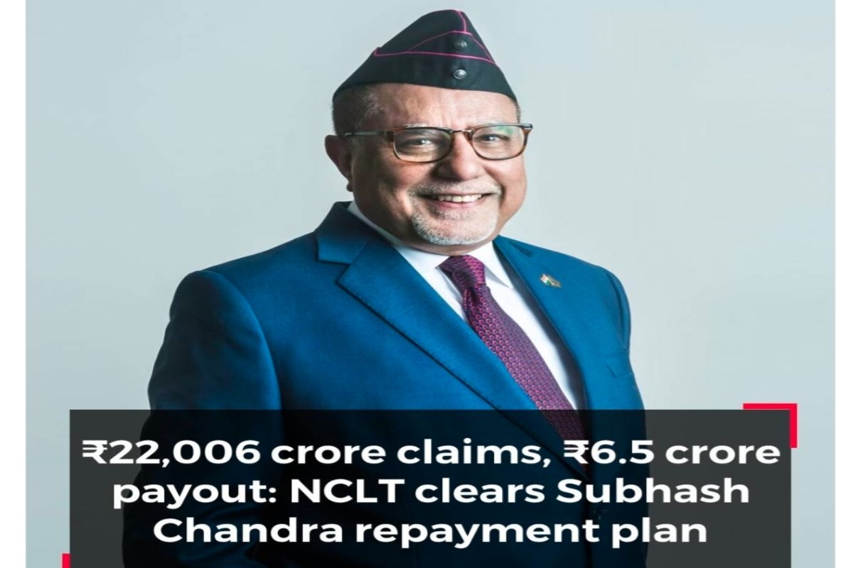 Claims of 22,000 crore, payout of only ₹6.5 crore; Subhash Chandra gets relief from NCLT.
