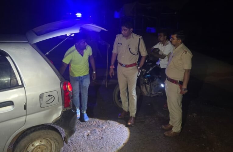 Intensive anti-crime checks conducted at over 25 locations in Ranchi; a drive against drunk driving was also carried out.