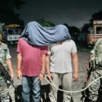 Encounter between police and opium smugglers in Chauparan