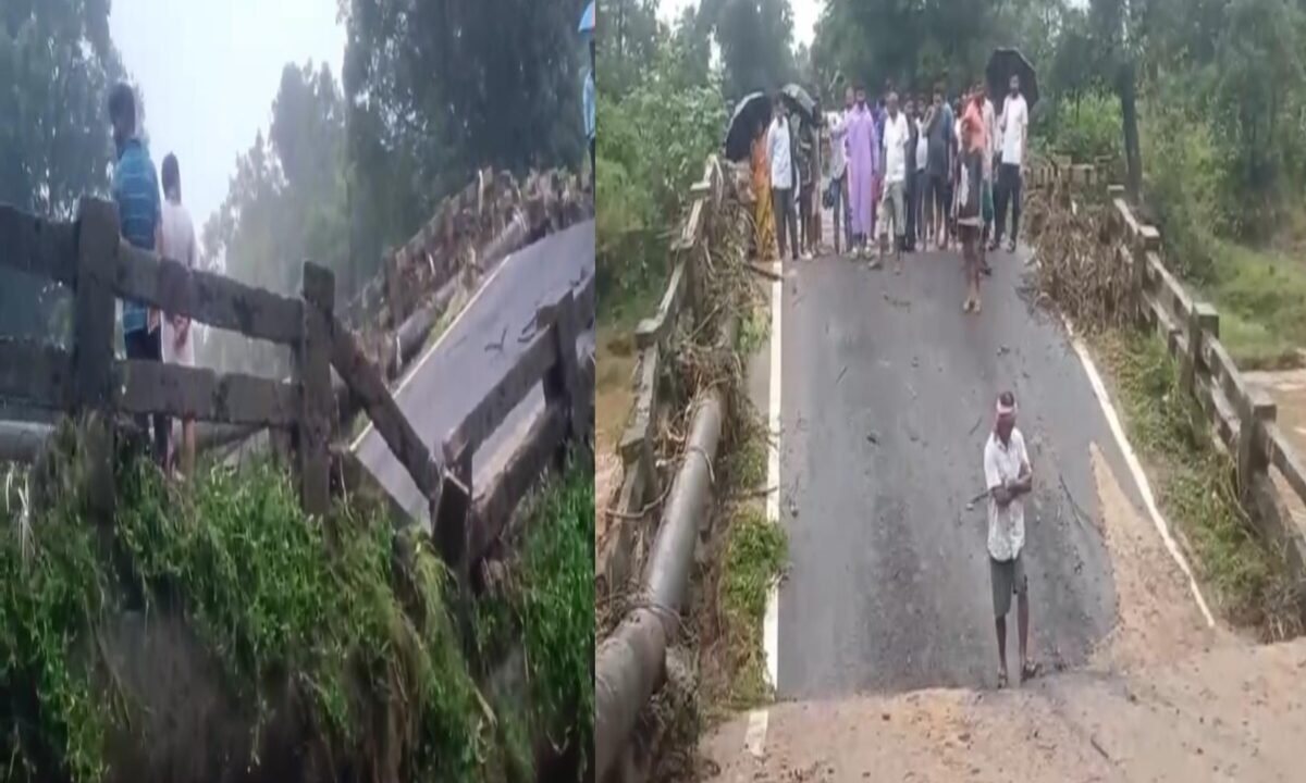 Six-decade-old Rajdanda Bridge collapses in torrential rain.