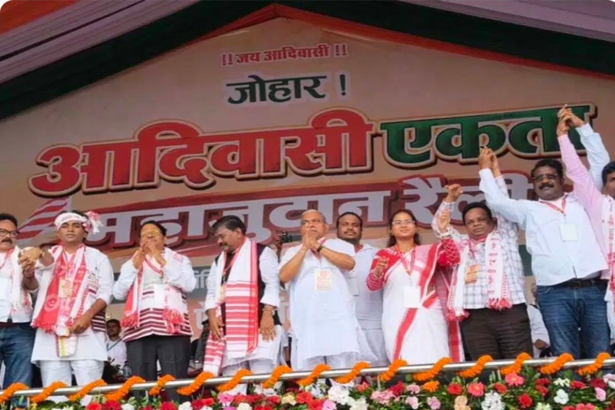Jharkhand thundered at the Tribal Unity Grand Gathering.