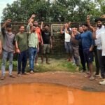 Fish released into potholes; residents of Mahto Bagicha stage a unique symbolic protest.