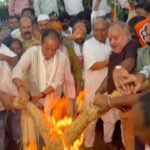 Congress protests against the FIR filed against Rahul Gandhi; targets the BJP government.