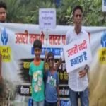 Giridih: Public protest over Usri River intensifies.