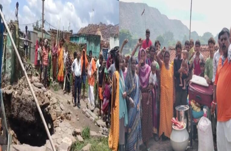 Ground caves in again in Jharia; 182 families face looming danger.