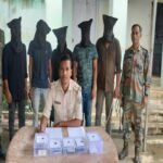 देवघर में साइबर ठगी के खिलाफ बड़ी कार्रवाई, पांच गिरफ्तार; APK भेजकर मोबाइल का एक्सेस लेने का खुलासा Major crackdown on cyber fraud in Deoghar; five arrested.