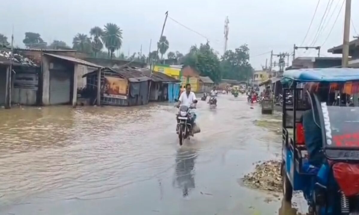 Ganga surging again! Water levels rising every hour; flood threat in the Sahibganj *diara* (riverine) area.