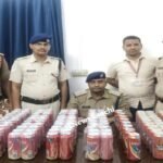 Major RPF operation at Dhanbad station; 130 liters of illicit liquor seized from Black Diamond Express.