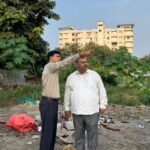 Municipal Commissioner inspects government land and Kalyanpur pond; orders removal of encroachments.
