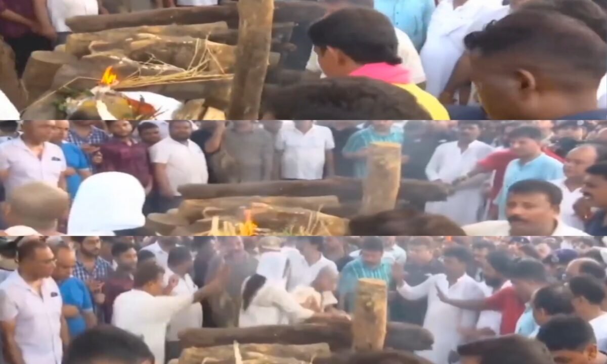 Sudivya Sonu merged with the five elements at the Harsinhraydih Ghat of the Usri River.