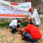 Distribution and planting of 253 saplings in the sixth phase of the Sarveshwari Tree Plantation Campaign.