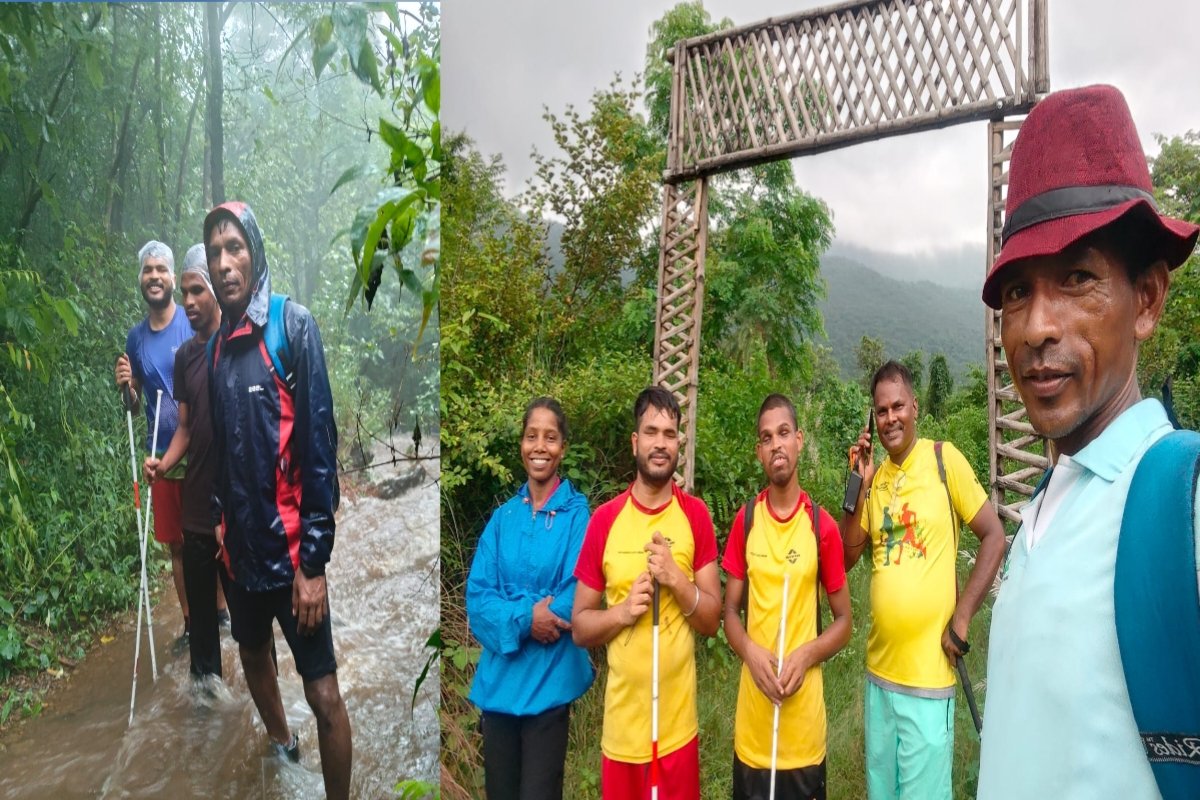 Visually impaired youth created history.