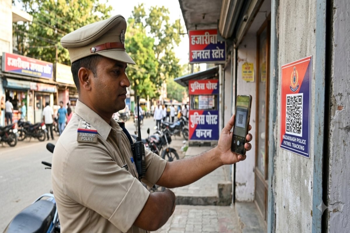Hazaribagh: QR codes to now reveal the reality of patrols.