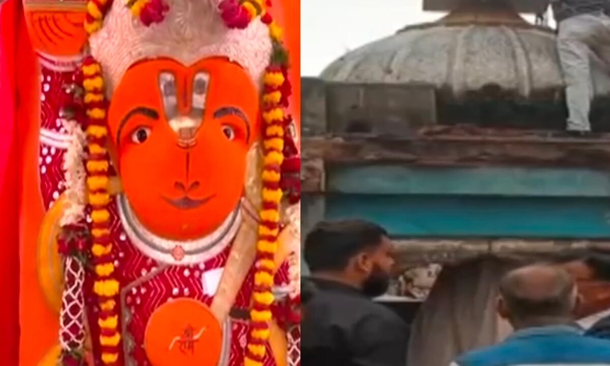 The full story of Ujjain's 'Khade Hanuman': first a short circuit, then rain, followed by a crane failure and a troop of monkeys.