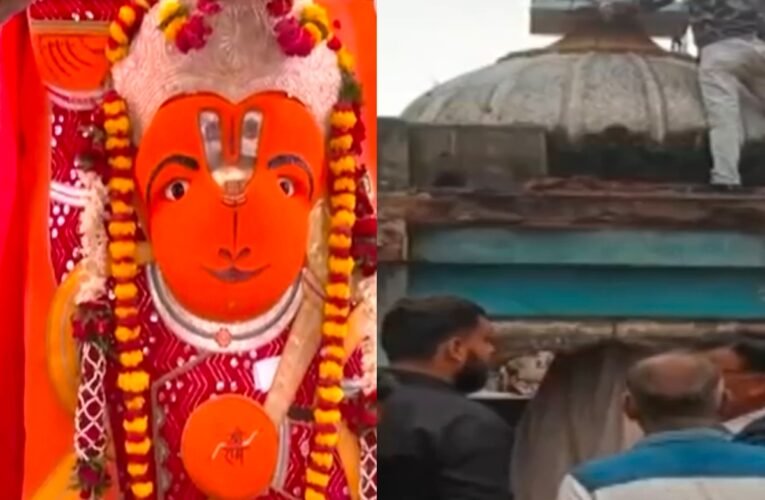 The full story of Ujjain's 'Khade Hanuman': first a short circuit, then rain, followed by a crane failure and a troop of monkeys.
