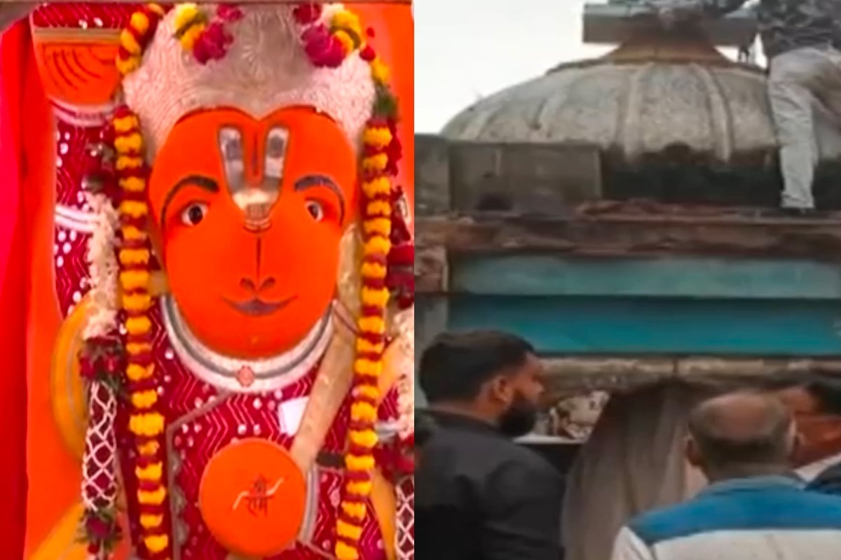 The full story of Ujjain's 'Khade Hanuman': first a short circuit, then rain, followed by a crane failure and a troop of monkeys.